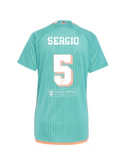 Inter Miami Sergio Busquets #5 Ausweichtrikot für Frauen 2024-25 Kurzarm